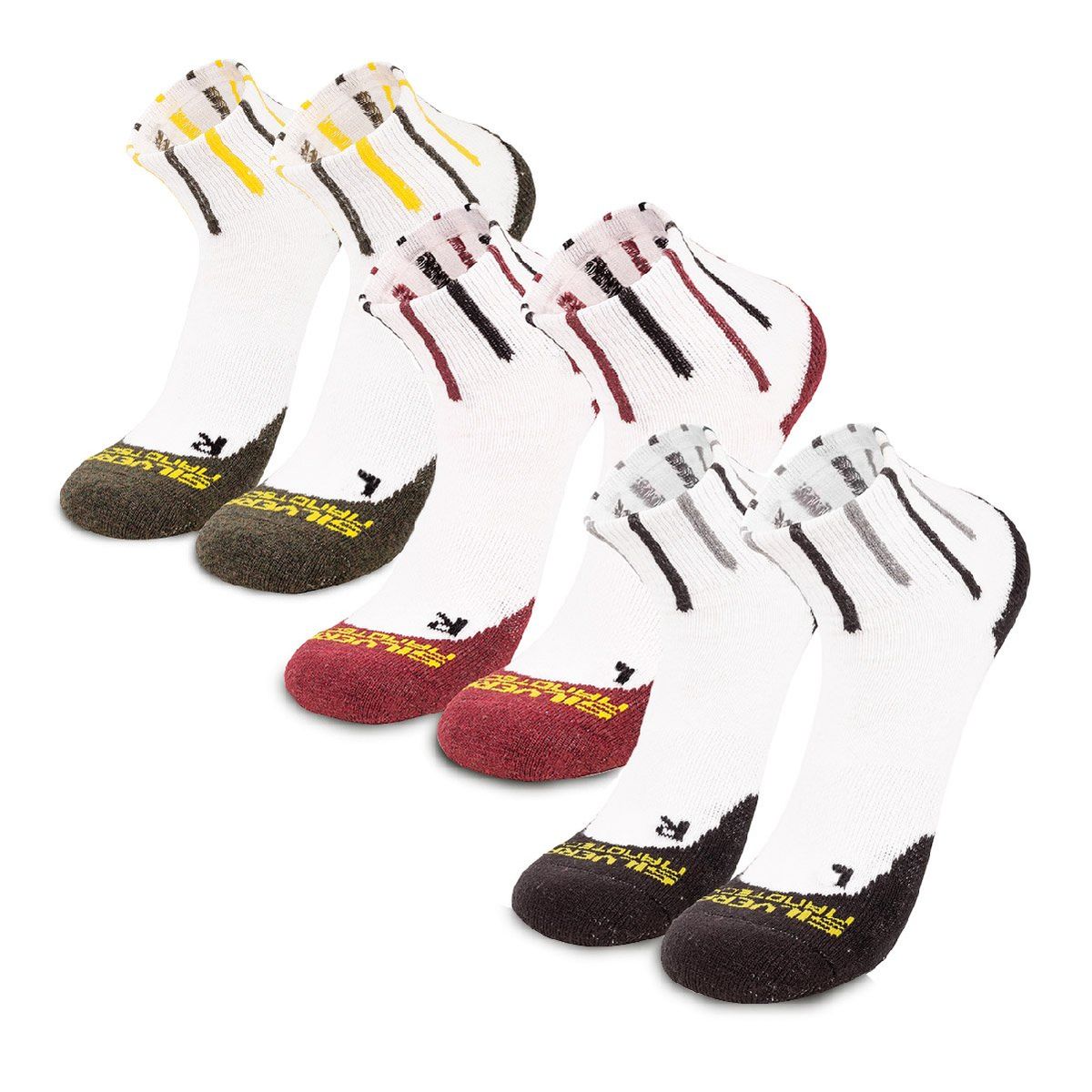 SILVERA NANOTECH - Calcetines deportivos algodon peruano mujer y hombre gym voley running