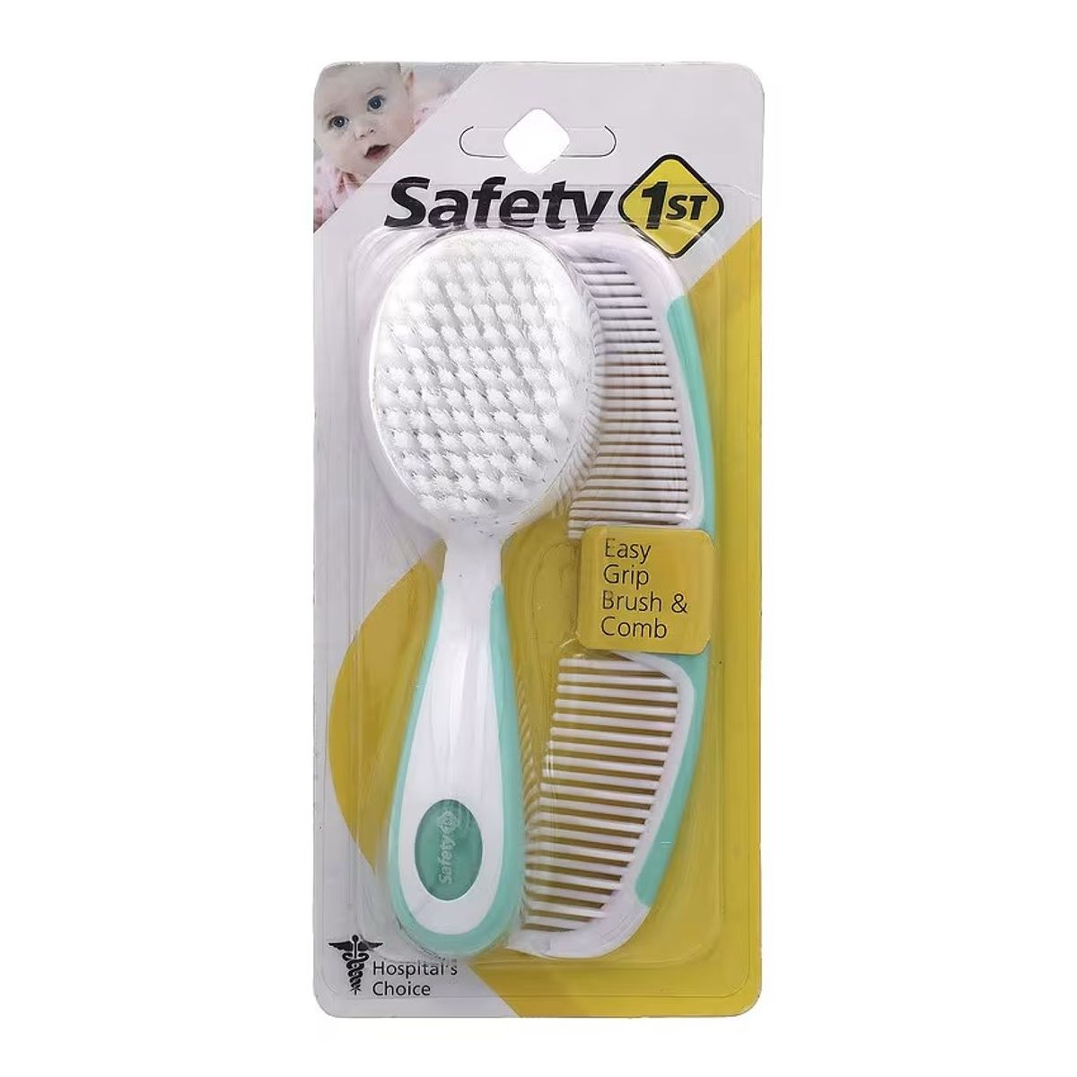 SAFETY 1ST - Set De Cepillo Y Peineta Easy Grip Safety 1st