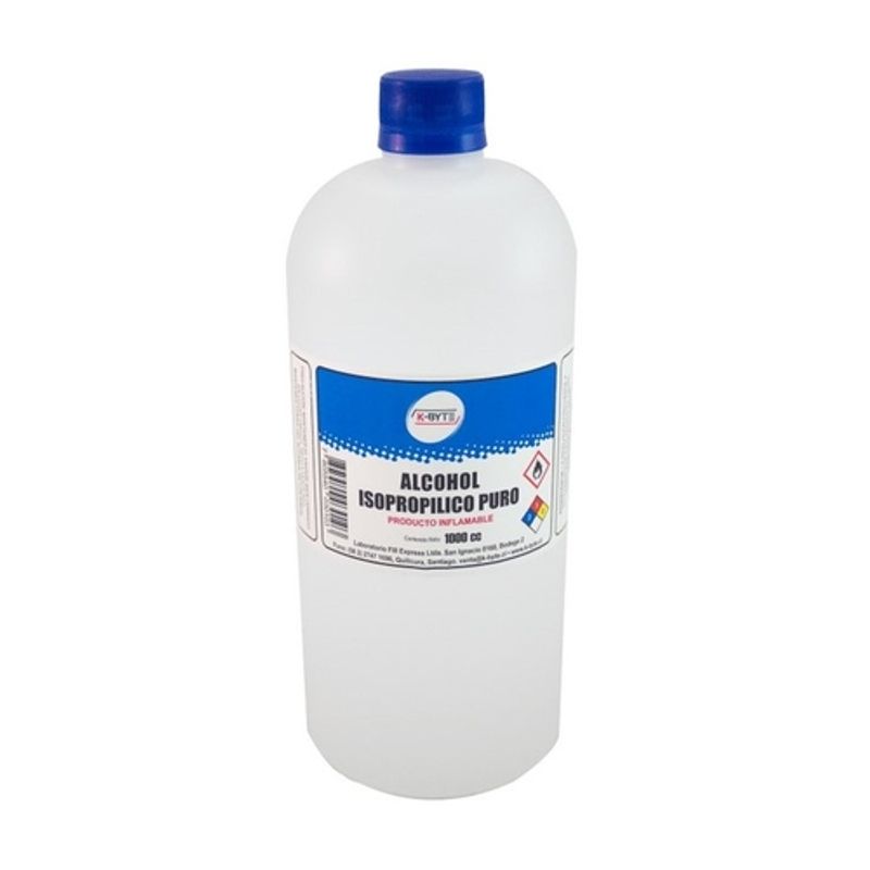 GENERICO - Alcohol Isopropilico 100% Puro Para Limpieza 1 Litro