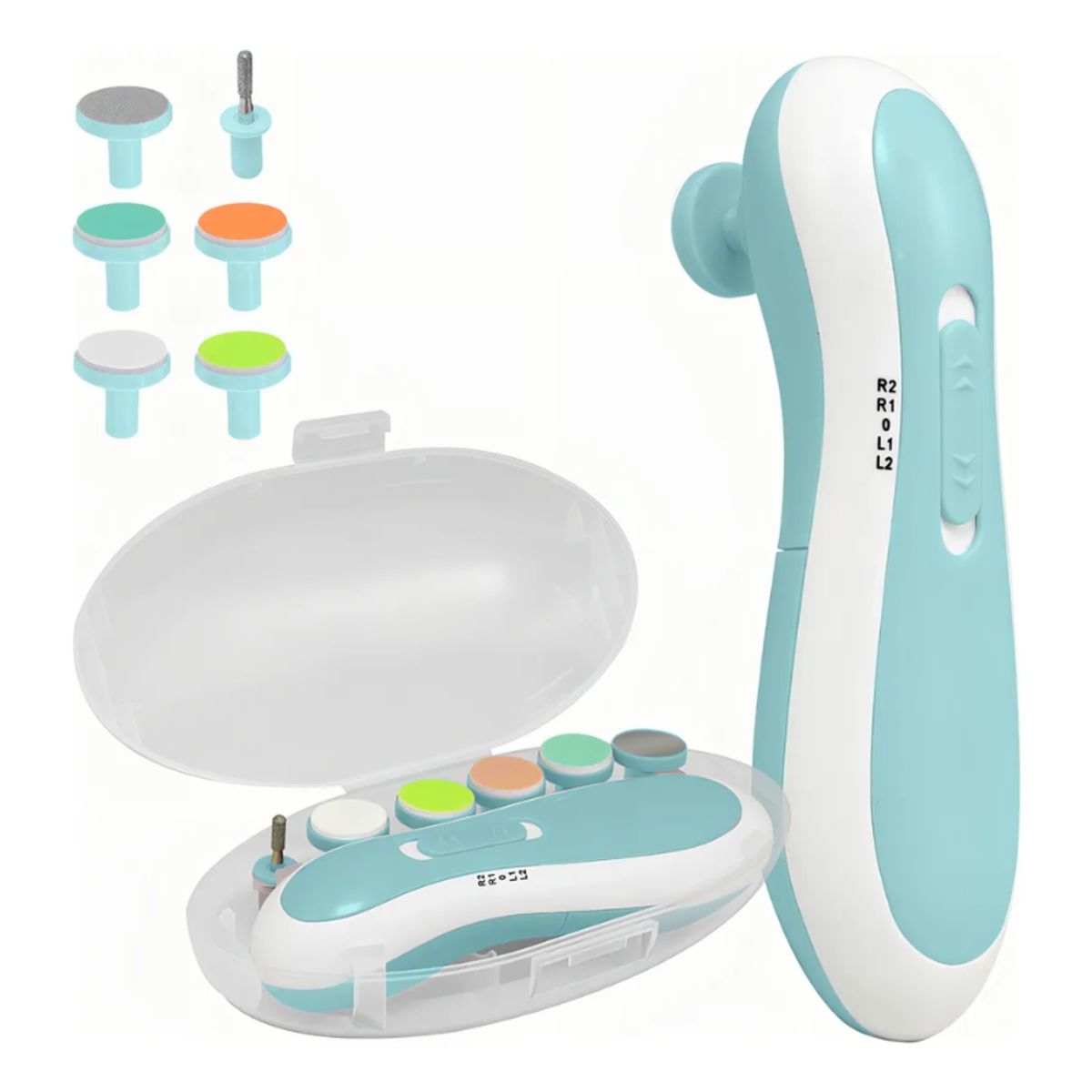 BELIDASHOP - Lima Eléctrica Para Bebe Cortauñas Silencioso