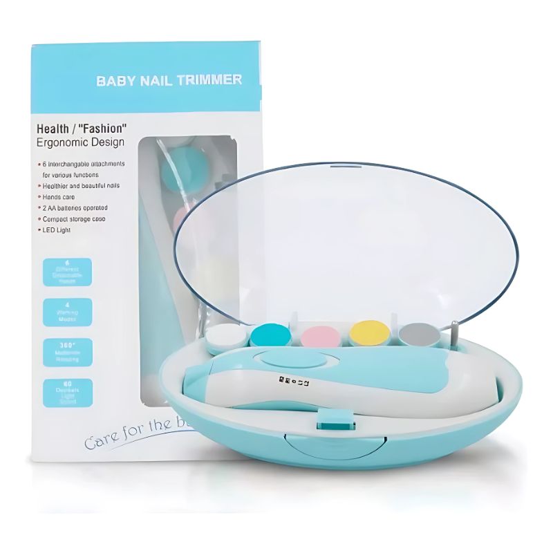 GENERICO - Lima Eléctrica Para Bebe Cortauñas Silencioso