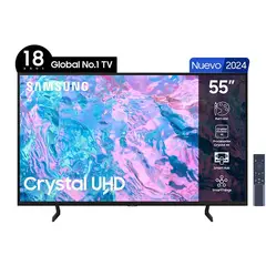 SAMSUNG - Smart TV 55'' UHD 4K CU7090 Open Box