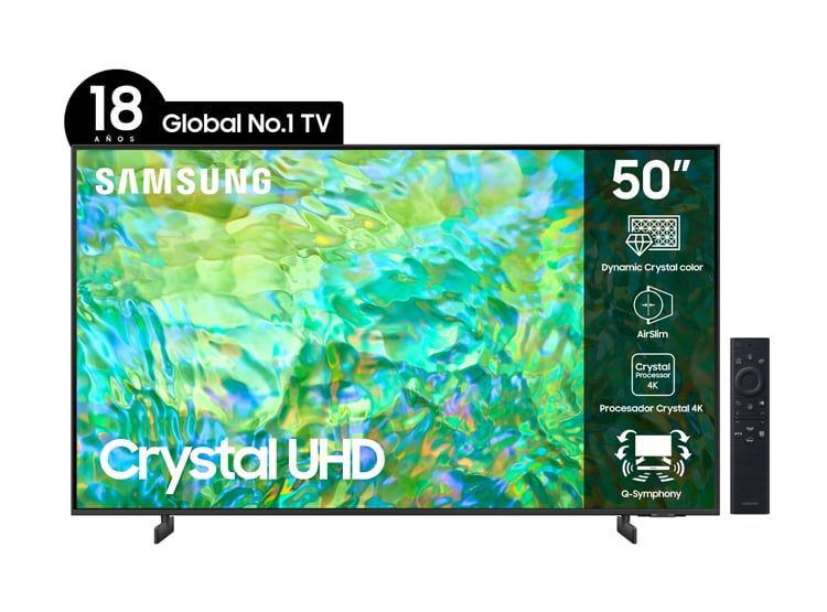 Smart TV 50'' Crystal UHD 4K CU8000