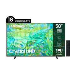 SAMSUNG - Smart TV 50'' Crystal UHD 4K CU8000