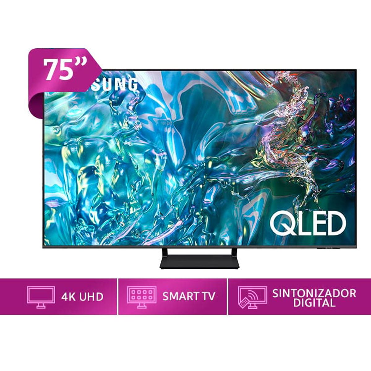 SAMSUNG - Smart TV Samsung QLED 75" Q65D Series
