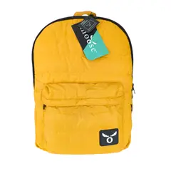 MOOSE - MOCHILA URBANA PARKA AMARILLA CON PORTA LAPTOP Y AJUSTE
