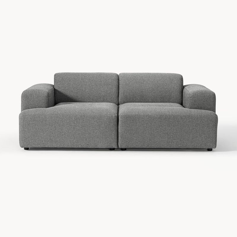 GENERICO - SOFA GASPAR 2 CUERPOS GRIS