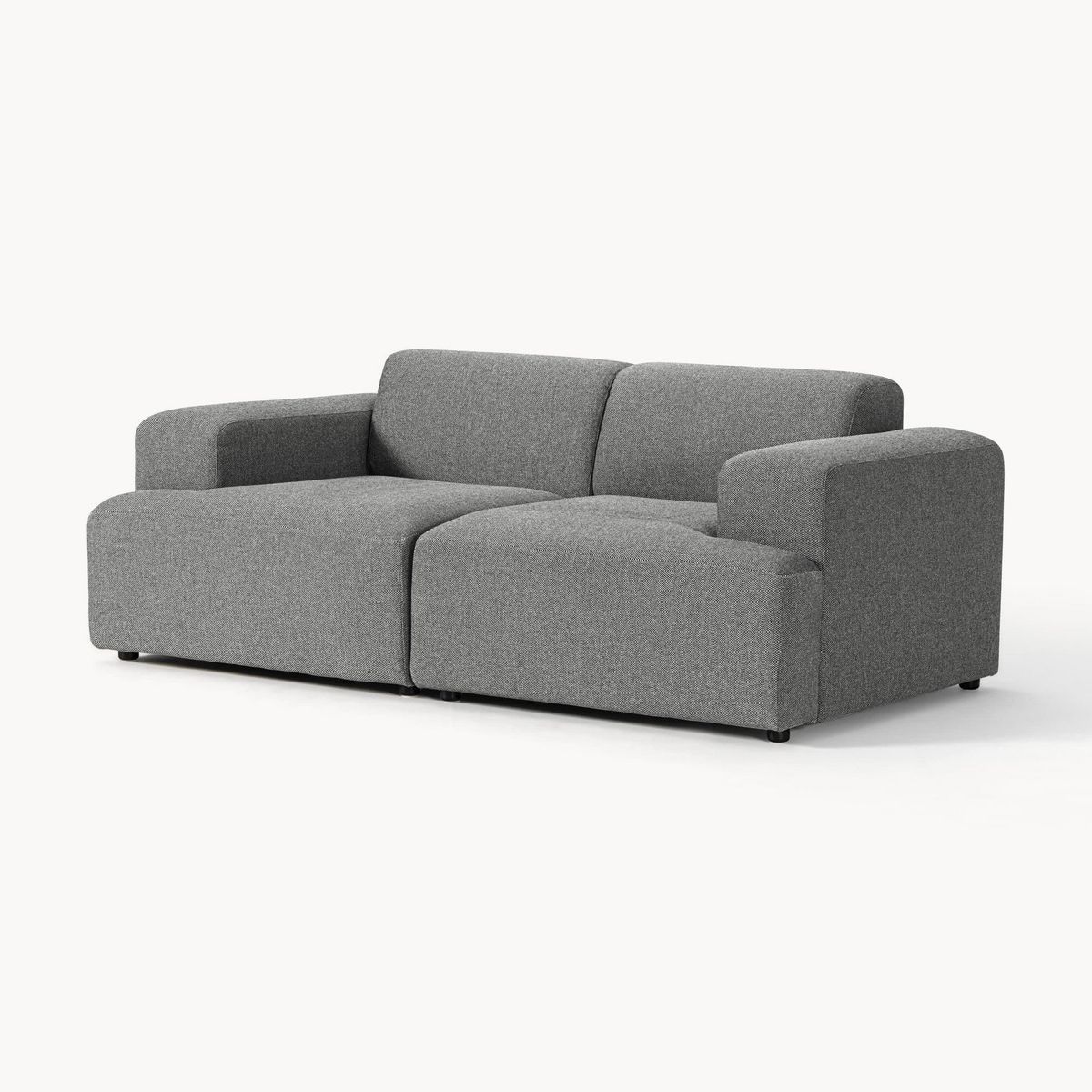 FRANJAWOOD - SOFA GASPAR 2 CUERPOS GRIS