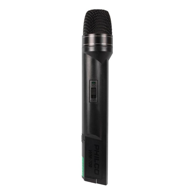 PHILCO - Micrófono Inalambrico Vhf Wm700 Philco - Negro