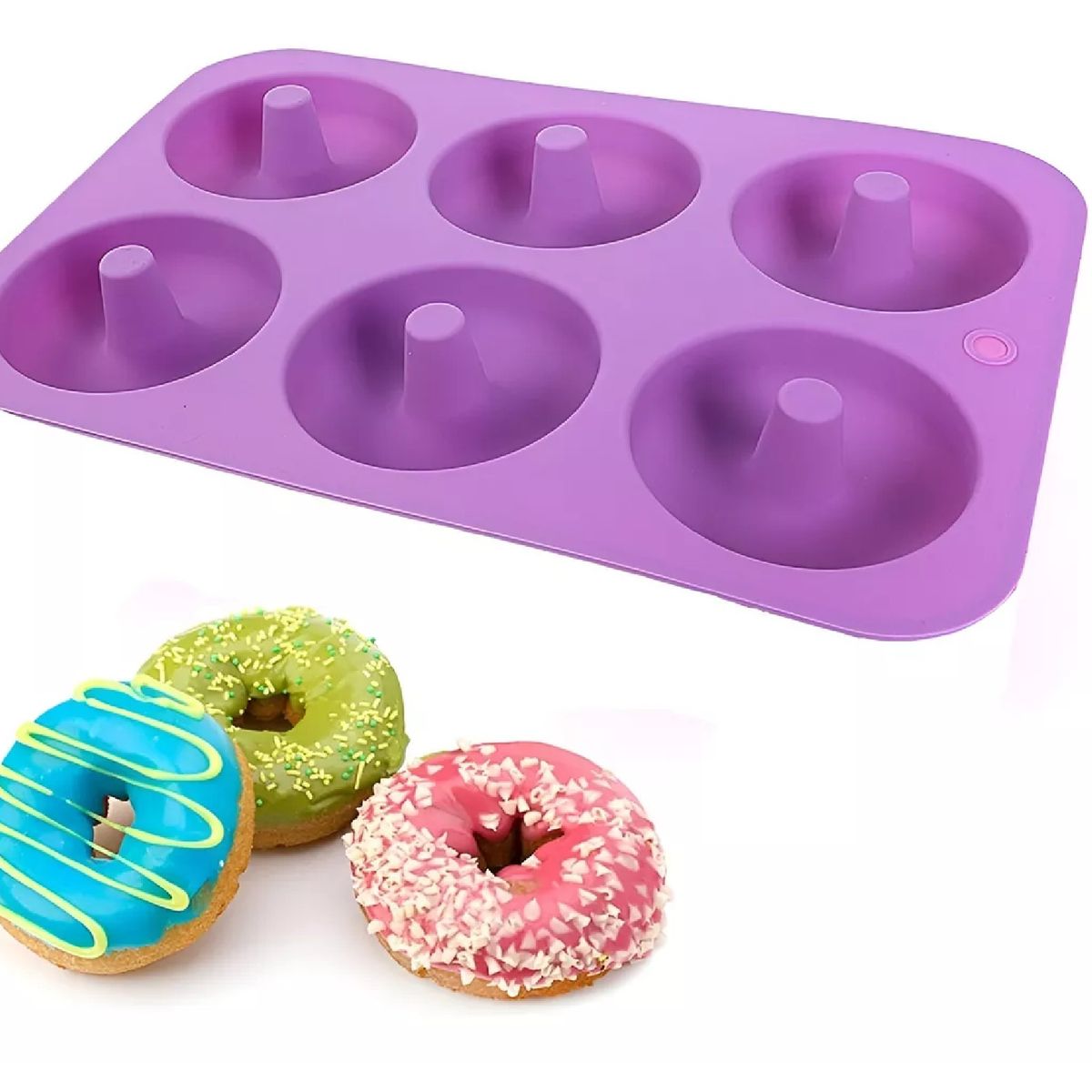 PASTELERIUS - Moldes Silicona Donas Moldes De Silicona Donuts Molde Dona