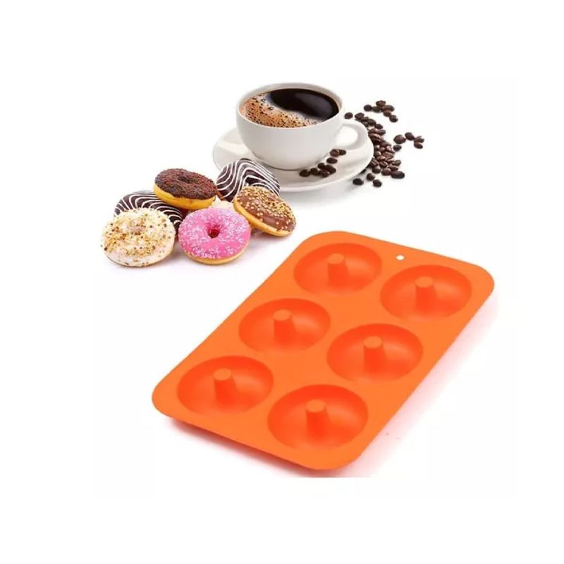 GENERICO - Moldes Silicona Donas Moldes De Silicona Donuts Molde Dona