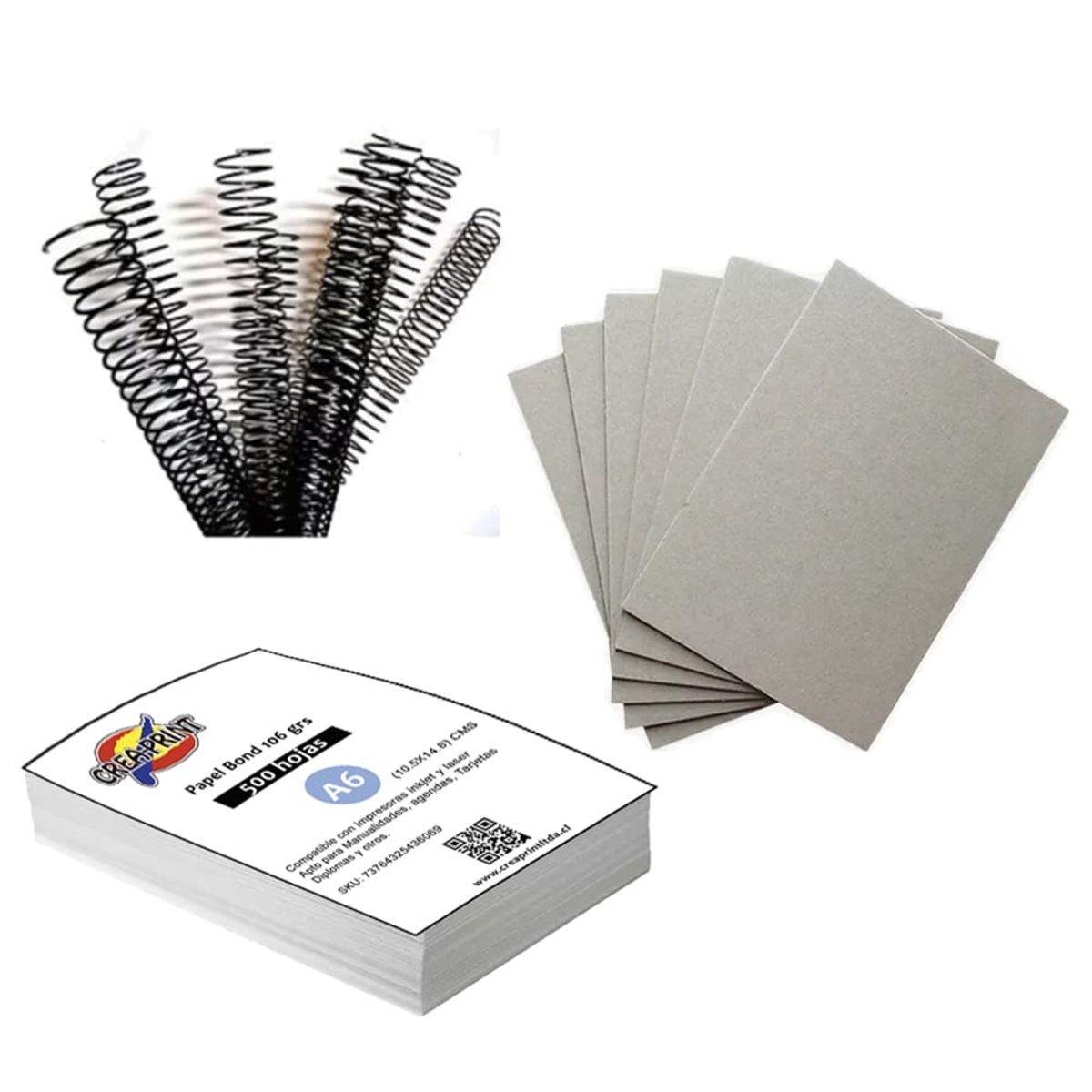 GENERICO - Kit Para Hacer Agendas Personalizadas A6 5 Agendas