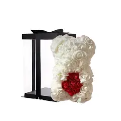 GENERICO - Osito Con Corazón De Flores Para Regalos Especiales