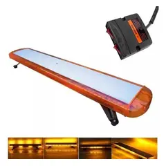 MUNDO MAGIA - Baliza Led De 120cm Estroboscopica Color Ambar
