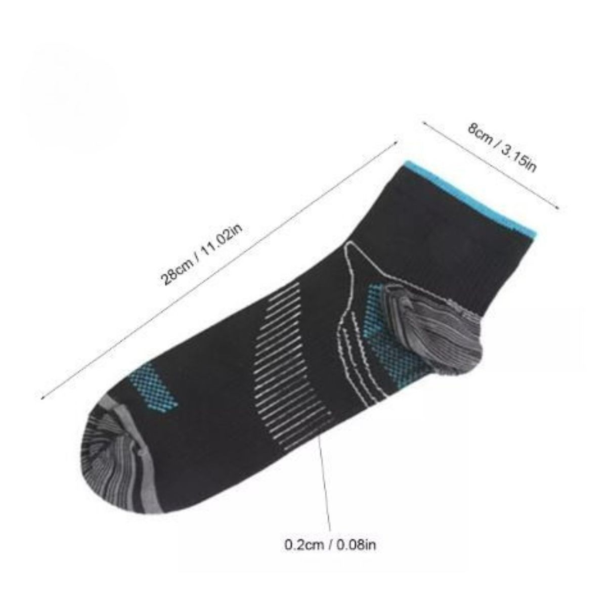 LIKE SHOP - Pack 3 Pares Calcetas Cortas Compresión Varices. Circulación 582 y 575