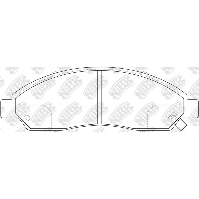 GENERICO - PASTILLA FRENOS DELANTERAS DMAX 2005-2009 COLORADO 2004-2008
