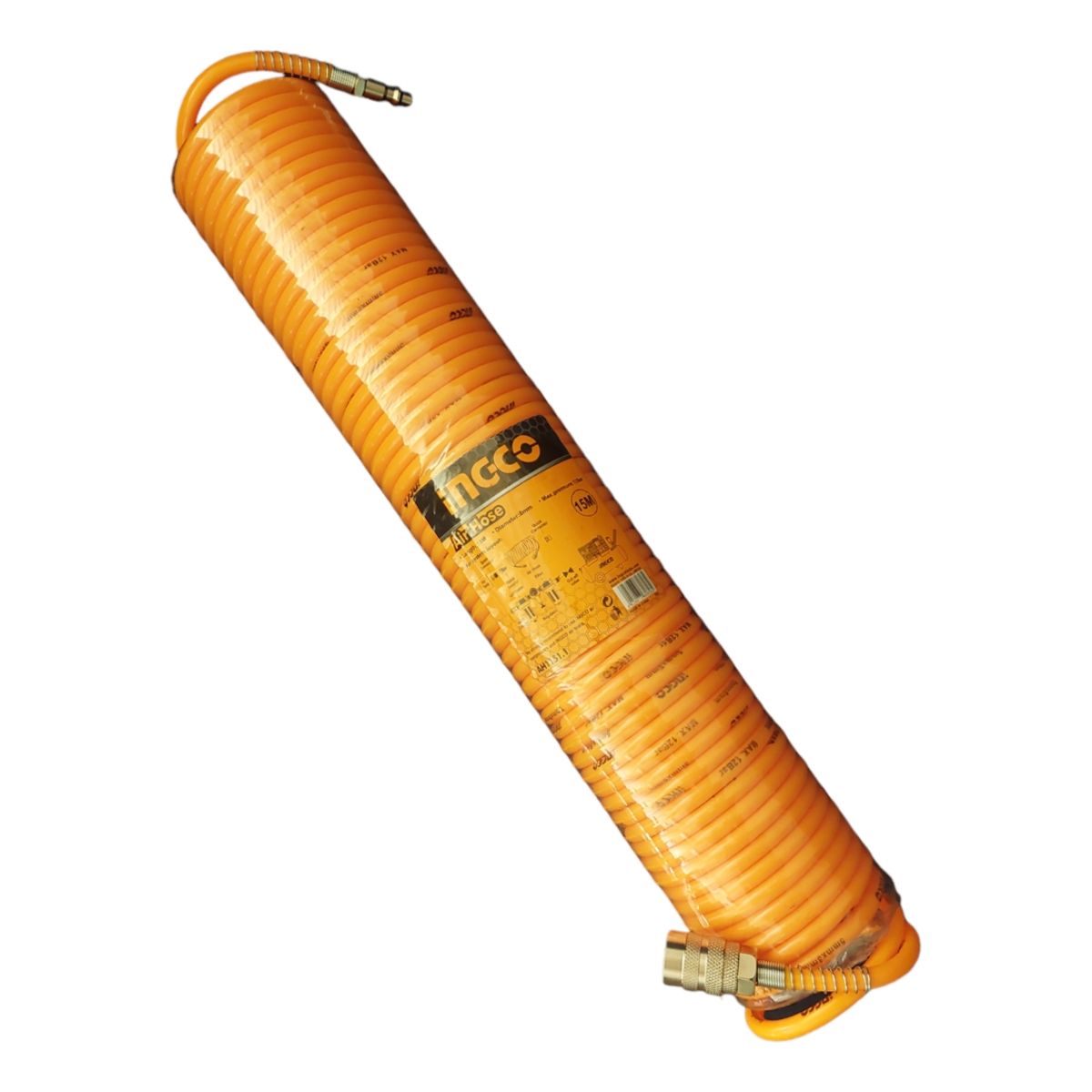INGCO - Manguera Espiral Para Compresor De Aire 15mts Ingco Ah11511