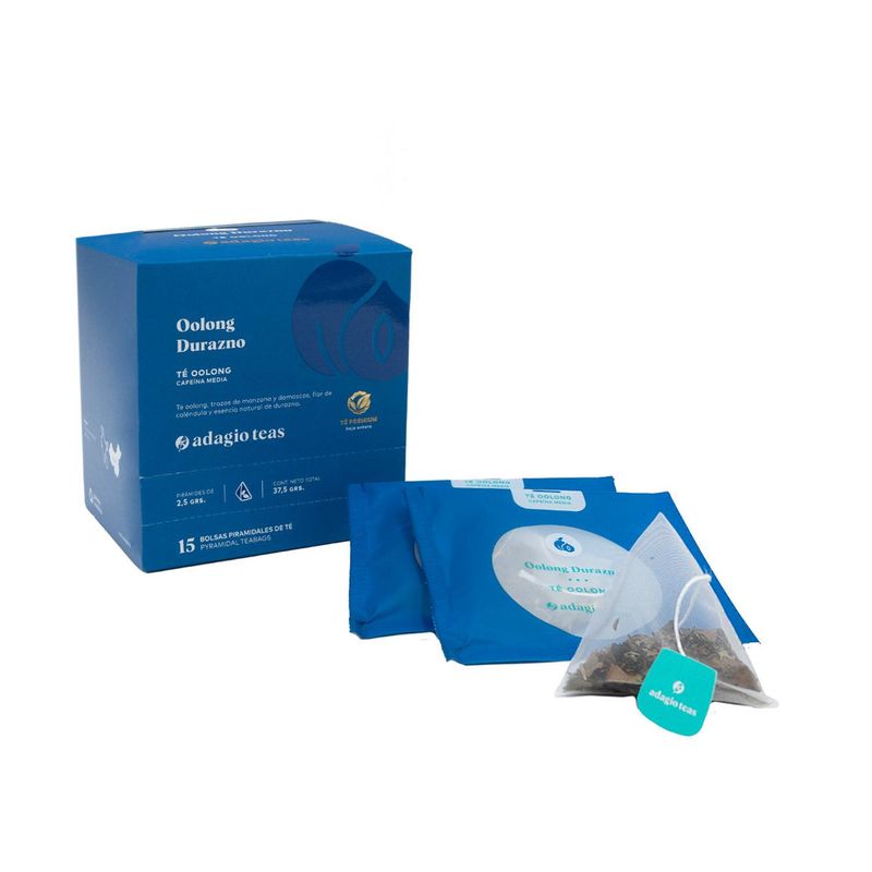 ADAGIO TEAS - Caja 15 teabags Oolong Durazno