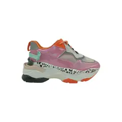 PAND G - Zapatilla Rosa Plataforma Mujer
