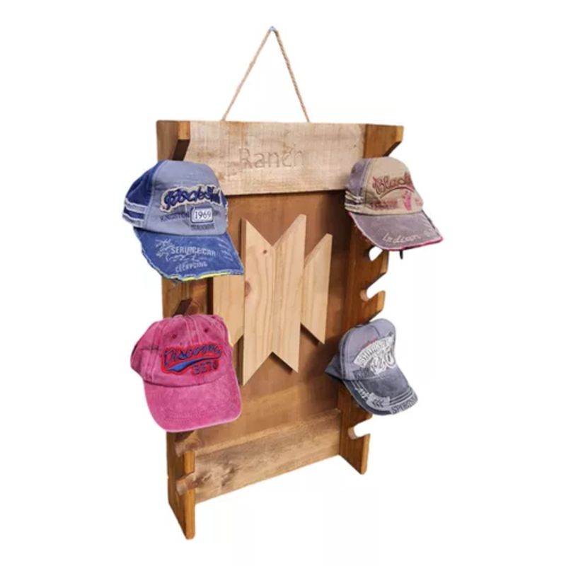 GENERICO - Perchero Para 26 Gorras Organizador De Gorros Soporte Jockey