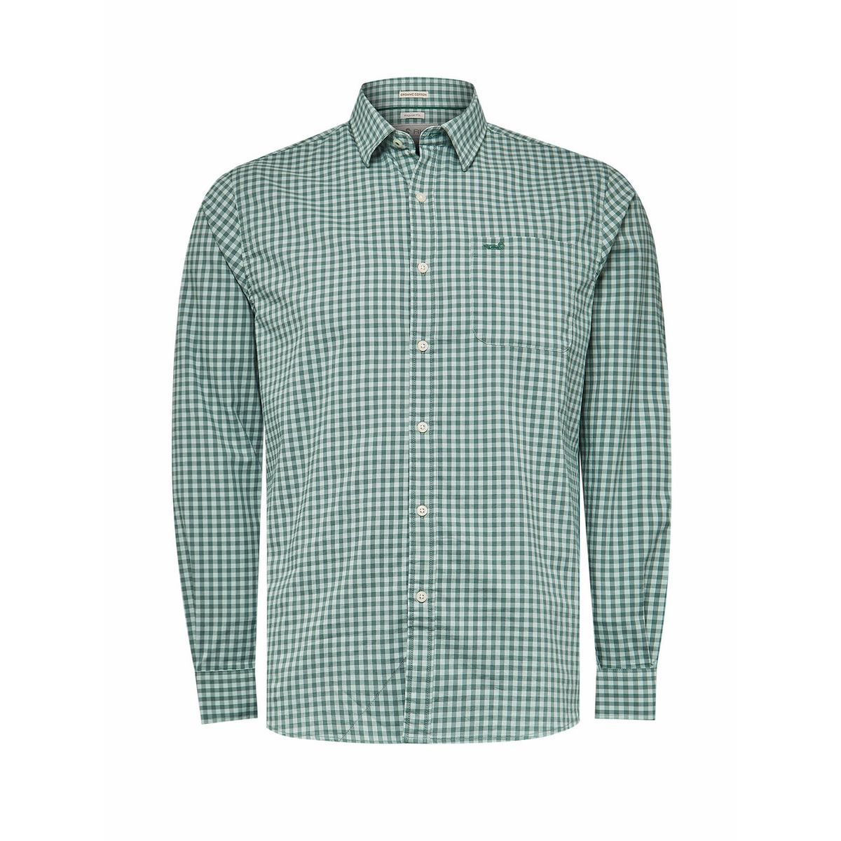 ROCKFORD - Camisa Algodón Orgánico Verde Hombre Mild ROCKFORD