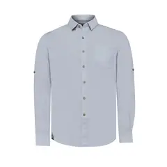 ROCKFORD - Camisa Algodón Orgánico Hombre Galiton Gris