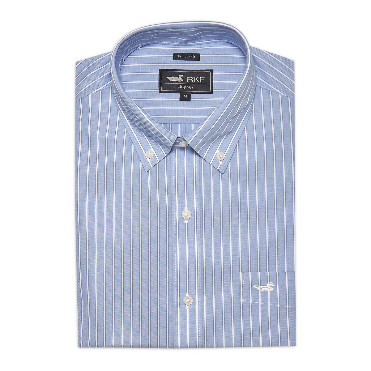 ROCKFORD - Camisa Cuello Button-Down Hombre WF Celeste ROCKFORD