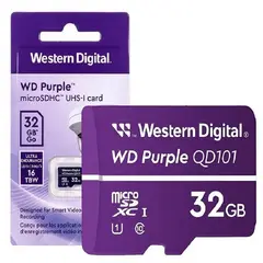 WESTER DIGITAL - Memoria Micro SD Western Digital WD PURPLE 32GB QD101