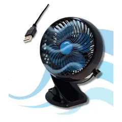 GENERICO - Ventilador Recargable De Pinza Portatil