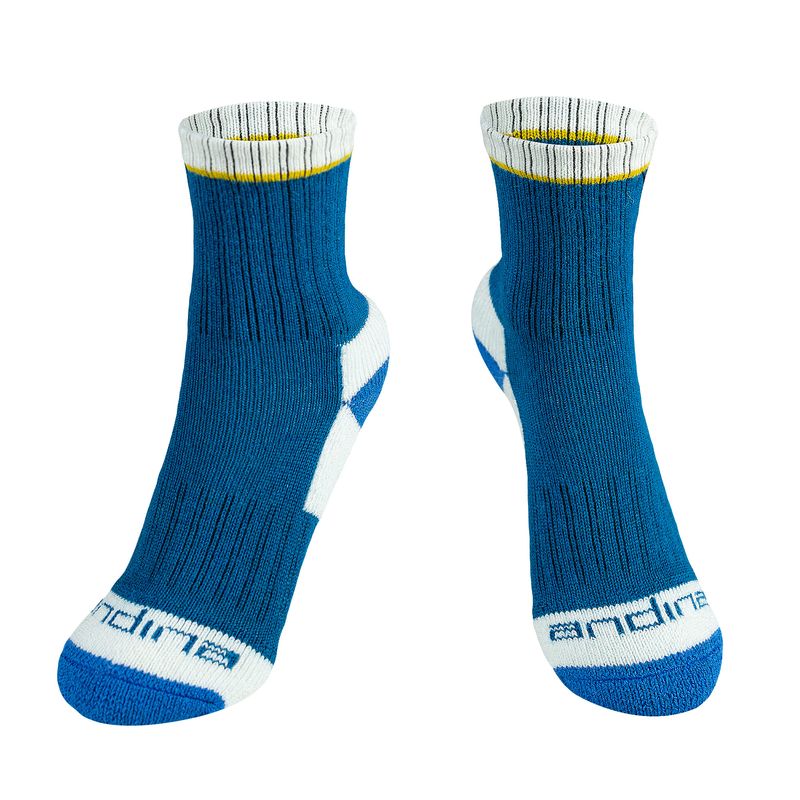ANDINA OUTDOORS - Calcetines niños lana merino alpaca térmicos trekking caminata camping