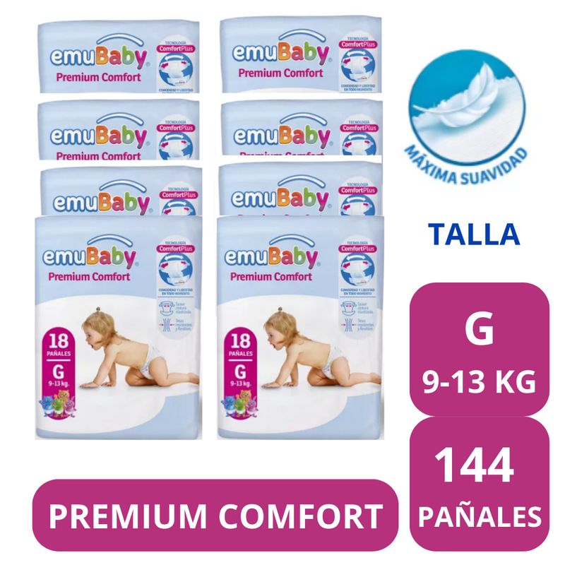 GENERICO - Pañal Emubaby Comfort G X8