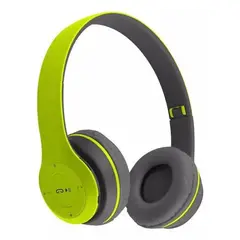 GENERICO - Audifonos Bluetooth P47 Stereo Radio Mp3 Inalambricos Verde