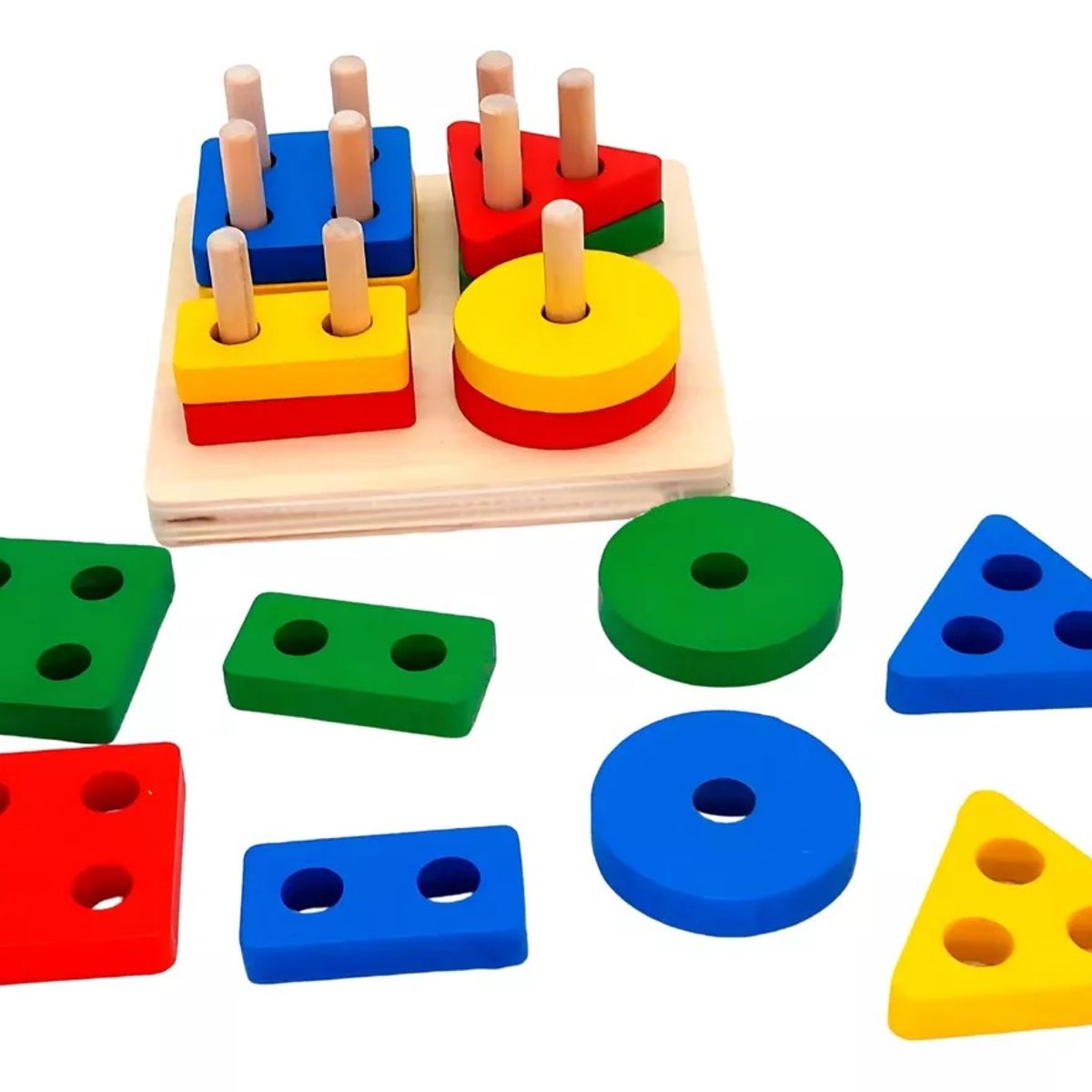 GENERICO - Juguete De Encaje Con Dificultad Didáctico Montessori