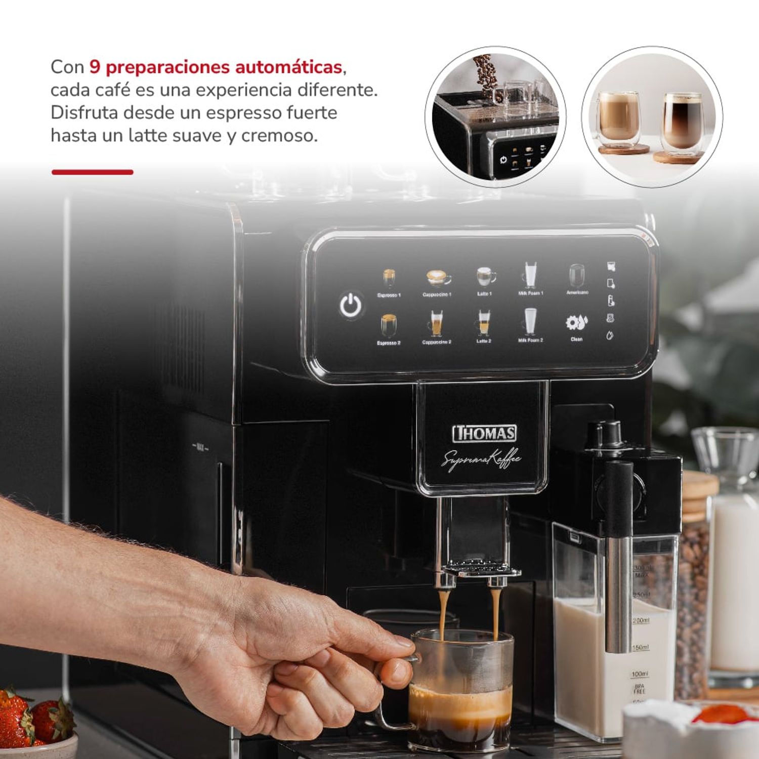 THOMAS Cafetera Automática SupremaKaffee TH-175DML | falabella.com