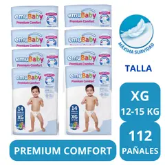 GENERICO - Pañal Emubaby Comfort XG X8
