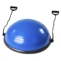 ORCUS - BOSU 60 CM + 2 TUBOS ELÁSTICOS MEDIO BALÓN PILATES