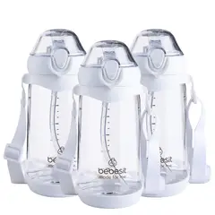 BEBESIT - Vaso de entrenamiento Pack x 3 600ml Antiderrame 12M+
