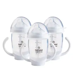 BEBESIT - Vaso de entrenamiento Pack x 3 200ml Antiderrame 3M+