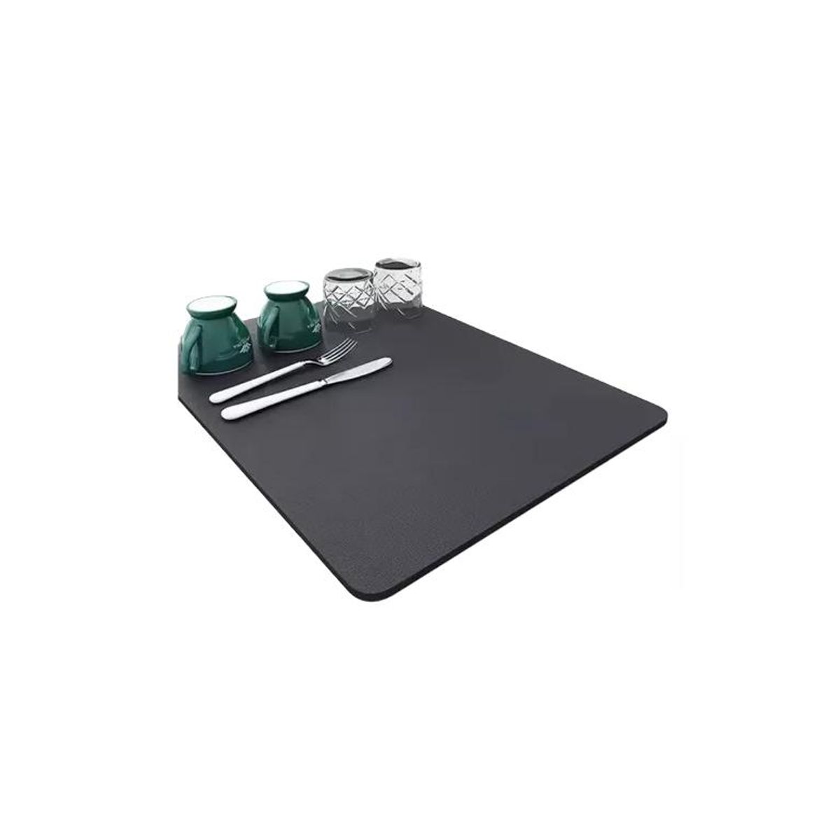 GENERICO - Alfombra Absorbente 40x50 cm Café Antideslizante para Secar