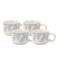 Set 4 Tazas Cerámica 420 ml Palermo