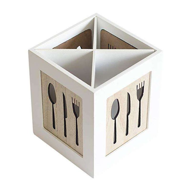 GENERICO - Organizador De Servicios Cubiertos De Cocina Porta Servicios