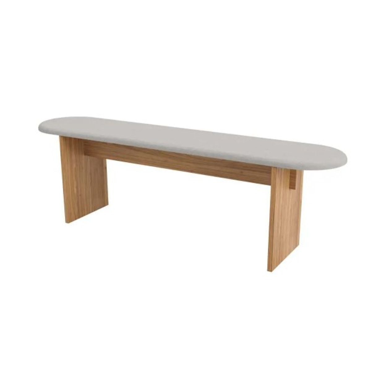 GENERICO - Banqueta de Cama o Pie de Cama Blanco 140 CM