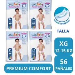 EMUBABY - Pañal Comfort XG X4