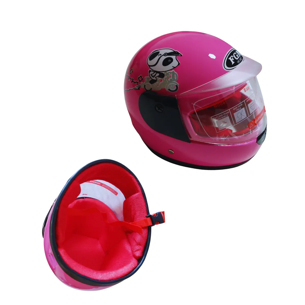 GENERICO - Casco de Moto para Niñas en Rosado
