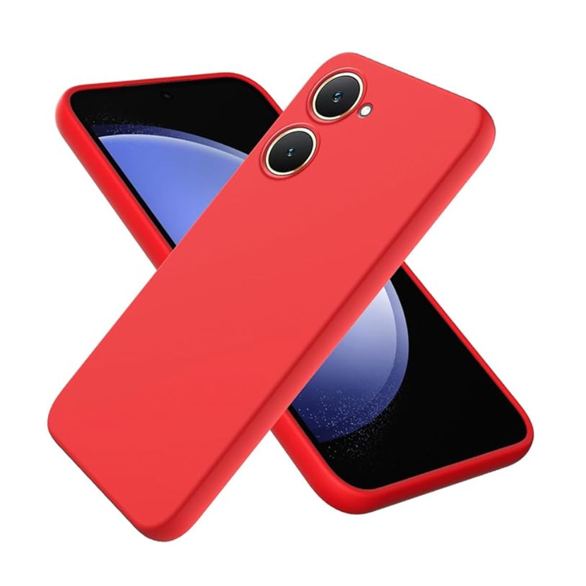 JOIGO - Carcasa Funda Para Vivo Y03 Rojo