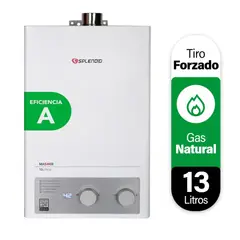 SPLENDID - CALEFON 13LT GAS NATURAL MASTER TIRO FORZADOR
