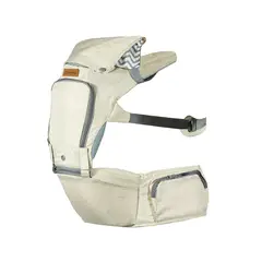 BEBESIT - Porta Bebe Arnés con asiento cuidados cadera Hip Seat Beige