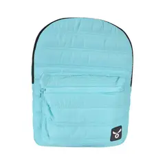 MOOSE - MOCHILA ESCOLAR PARKA MENTA CON PORTA LAPTOP Y AJUSTE ELÁSTICO PARA ESTUDIANTES ACTIVOS