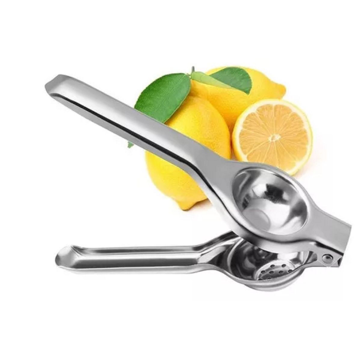 GENERICO - Exprimidor manual de limón naranja de acero inoxidable
