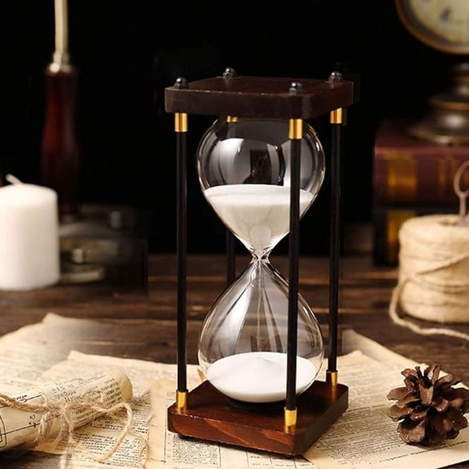 Reloj de Arena Black Gold Grande Sodimac Chile